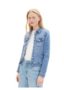 Damen Jeansjacke, blau, casual, Gr. XS, Tom Tailor Denim, Denim/Jeans, Obermaterial: 98% Baumwolle, 2% Elasthan, Jacken, im klassischen Look und mit