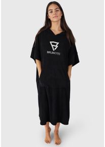 Brunotti Damen Sweatponcho, schwarz, sportlich, Obermaterial: 100% Baumwolle, Sweatshirts