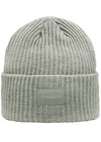Chillouts Damen Strickmütze "Kara Hat", grau, sportlich,modisch,klassisch, unifarben, Rippstrick, Strick, Kunstfaser, Mützen, Klassischer Rippenstrick