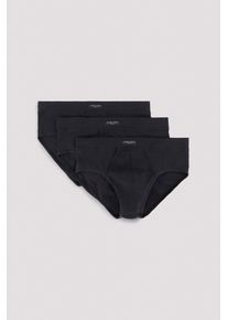 YSABEL MORA Herren Slip "BASIC COLLECTION COTTON", Gr. M, schwarz, Obermaterial: 95% Baumwolle, 5% Elasthan, unifarben, Unterhosen, mit praktischem