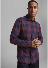 Jack & Jones JACK & JONES Herren Karohemd "JJ JJEGINGHAM TWILL SHIRT L/", bunt, modisch, Gr. XXL, kariert, Web, Obermaterial: 100% Baumwolle, Hemden