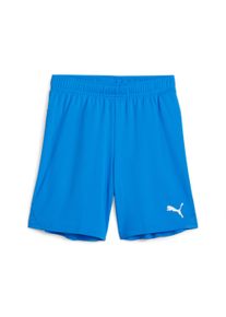 Puma Kinder Trainingsshorts "TEAMGOAL SHORTS JR", blau, sportlich, Gr. 128, unifarben, Interlock, Obermaterial: 100% Polyester, Hosen