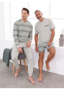 King´S Club KINGS CLUB Herren Shorty, Gr. 44, grau, 100% Baumwolle, Homewear-Sets