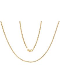 Firetti Damen Königskette "Schmuck Geschenk Gold 375 Halsschmuck Halskette 2,5 mm breit", 42, Gelbgold 375, B: 2,5mm, gold, Gelbgold 375, B:2,5mm,