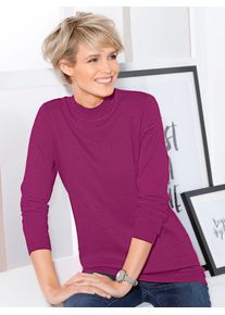 Classic Basics Damen Stehkragenpullover "Pullover", pink, Gr. 38, unifarben, 100% Polyacryl, Pullover
