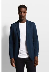 Bugatti Herren Sakko, blau, casual, Gr. 54, 67% Baumwolle, 28% Polyamid, 5% Elasthan, Sakkos, mit Stretchfunktion