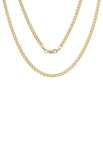 Firetti Damen Panzerkette "Schmuck Geschenk Gold 375 oder 585 Collierkette 3,4 mm breit", 45, Gelbgold 375, B: 3,4mm, gold, Gelbgold 375, B:3,4mm,