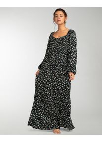 Billabong Damen Maxikleid "Love Island", schwarz, Gr. XS, 100% Viskose, Kleider
