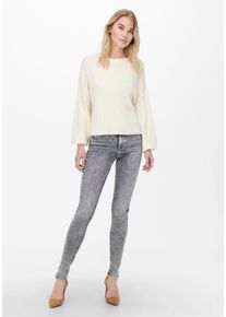 Only Damen Skinny-fit-Jeans "ONLBLUSH MID SK TAI918 NOOS", blau, modisch, Gr. S, Denim/Jeans, Obermaterial: 92% Baumwolle, 6% Elastomultiester, 2%