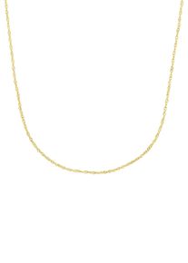 Amor Damen Collierkettchen "Classics, Singapurkettengliederung, 9198634", Gelbgold 375, L: 42cm, gelb, Gelbgold 375, Halsketten, Made in Germany