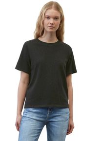 Marc O'Polo Damen T-Shirt, schwarz, casual, Gr. S, MARC O'POLO DENIM, Jersey, Obermaterial: 100% Baumwolle, Shirts, im cleanen Basic-Look