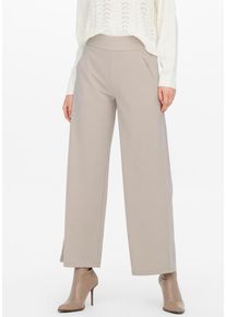 Jacqueline de Yong JDY Damen Schlupfhose "JDYLOUISVILLE CATIA WIDE PANT JRS NOOS", grau, modisch, Gr. L, unifarben, Web, Obermaterial: 95% Polyester, 5% Elasthan,
