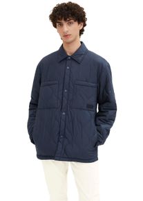 Herren Steppjacke, blau, modisch, Gr. S, Tom Tailor Denim, unifarben, Obermaterial: 100% Polyester, Jacken