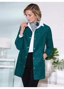 Classic Basics Damen Longblazer "Longblazer", blau, Gr. 54, 100% Polyester, Blazer