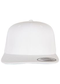 Flexfit Damen Flex Cap "Flexfit Unisex Classic Snapback", weiß, casual, unifarben, 80% Polyacryl, 20% Wolle, Caps