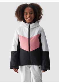 4F Kinder Skijacke, bunt, sportlich, Gr. 134, colorblocking, Web, Obermaterial: 100% Polyester. Futter: 100% Polyester. Wattierung: 100% Polyester,