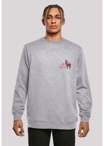 F4NT4STIC Herren Sweatshirt "Christmas Deer", grau, casual, Gr. L, Obermaterial: 50% Baumwolle, 50% Polyester, Sweatshirts, Premium Qualität,