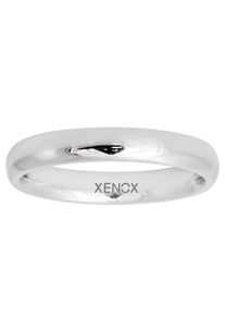 XENOX Partnerring "XENOX & friends, X5011", 66, Edelstahl, 4,1mm, silber, Edelstahl, Fingerringe, mit Zirkonia (synth.)