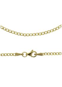 Firetti Damen Panzerkette "Schmuck Geschenk Gold 333 oder 585 Collierkette in mehreren Breiten", 50, Gelbgold 585, B: 2mm, gold, Gelbgold 585, B:2mm,