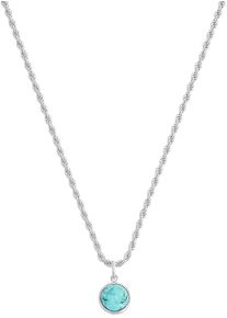 Amor Damen Kette mit Anhänger "2038263", Silber 925 (Sterlingsilber), L: 45cm B: 2mm, bunt, Silber 925 (Sterlingsilber), B:2mm, Halsketten, mit