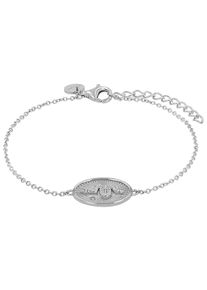 NOELANI Damen Armkette "Schlangen-Optik, 2036972", Silber 925 (Sterlingsilber), bunt, Silber 925 (Sterlingsilber), Armbänder, mit Zirkonia (synth.)