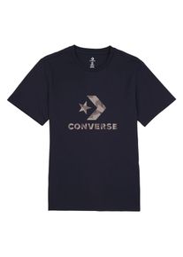 Converse Herren T-Shirt, schwarz, sportlich, Gr. M, unifarben, Single Jersey, Obermaterial: 100% Baumwolle, Shirts