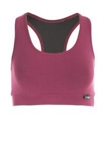 WINSHAPE Damen Sport-Bustier "WVR1", lila, Gr. XS, Obermaterial:u00a090% Baumwolle, 10% Elasthan, BHs