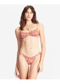 Billabong Damen Bandeau-Bikini-Top "Whisper To Me", braun, Gr. L, 78% Nylon, 22% Elasthan, Bikini-Oberteile