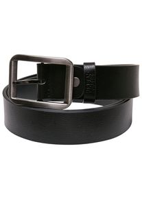 Urban Classics Damen Hüftgürtel "Urban Classics Unisex Synthetic Leather Thorn Buckle Basic Belt", schwarz, Gr. L, 100% Polyester, Gürtel