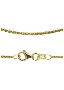 Firetti Damen Collierkettchen "Schmuck Geschenk Gold 333 oder 585 Zopfkettengl. in mehreren Breiten", 50, Gelbgold 333, B: 1,2mm, gold, Gelbgold 333,