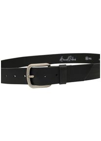 AnnaMatoni Damen Ledergürtel, schwarz, casual,klassisch,modisch,sportlich, Gr. 105, unifarben, Leder, Gürtel, Rustikale Optik