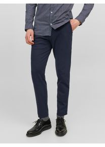 Jack & Jones JACK & JONES Herren Chinohose "JPSTMARCO JJCOOPER CHINO NOOS", blau, Basic, Gr. 29, unifarben, Obermaterial: 52% Polyester, 21% Nylon, 17% Viskose,