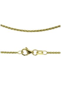 Firetti Damen Collierkettchen "Schmuck Geschenk Gold 333 oder 585 Zopfkettengl. in mehreren Breiten", 45, Gelbgold 333, B: 1mm, gold, Gelbgold 333,