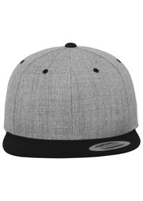 Flexfit Damen Flex Cap "Flexfit Unisex Classic Snapback 2-Tone", grau, casual, unifarben, 80% Polyacryl, 20% Wolle, Caps