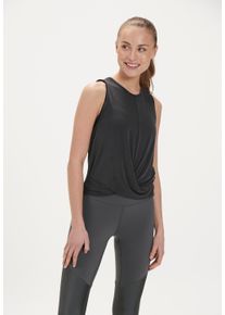 ENDURANCE ATHLECIA ATHLECIA Damen Tanktop "Diamy", schwarz, sportlich, Gr. 40, unifarben, 69% Modal, 31% Polyester, Tops, aus atmungsaktivem Materialmix