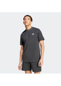 Herren T-Shirt "M MEL T", schwarz, sportlich, Gr. S, adidas Sportswear, Obermaterial: 100% Baumwolle, Shirts