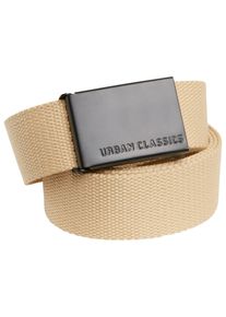 Urban Classics Damen Hüftgürtel "Urban Classics Unisex Canvas Belt", beige, 100% Polyester, Gürtel