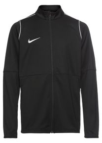 Nike Kinder Trainingsjacke "JACKET PARK", schwarz-weiß, sportlich, Gr. XS, unifarben mit Farbeinsatz, Sweatware, Obermaterial: 100% Polyester, Jacken