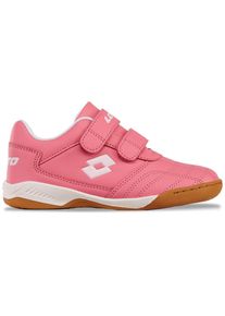 Lotto Kinder Hallenschuh, Gr. 32, pink, Synthetik, mehrfarbig, sportlich, Schuhe, - mit nicht-färbender Sohle