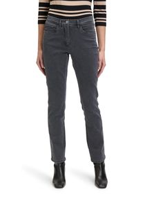 Betty Barclay Damen Stretch-Jeans "Betty Barclay Stretch-Hose mit elastischem Bund", grau, modisch, Gr. 34, Denim/Jeans, Obermaterial: 81% Baumwolle,