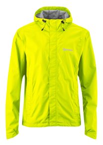 Gonso Herren Fahrradjacke "Save Light", gelb, Gr. S, 100% Polyester, Jacken, Herren Regenjacke wind- und wasserdicht, Radjacke mit Kapuze