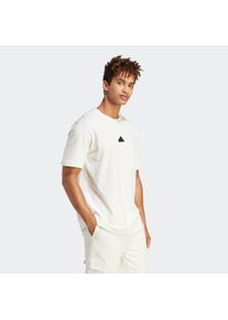 Herren T-Shirt "M CE Q1 T", weiß, sportlich, Gr. XXL, adidas Sportswear, Obermaterial: 100% Baumwolle, Shirts