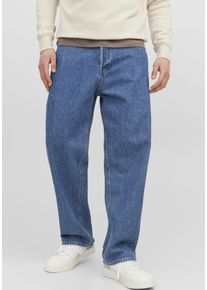 Jack & Jones JACK & JONES Herren Relax-fit-Jeans "JJIALEX JJORIGINAL NOOS", blau, modisch, Gr. 34, clean, Abriebeffekte, Denim/Jeans, Obermaterial: 100%