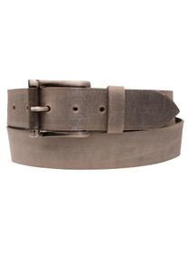 AnnaMatoni Damen Ledergürtel, grau, modisch, Gr. 100, unifarben, Rindsleder, Gürtel