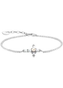 Thomas Sabo Damen Armband "Kreuz Cross Romance, A2173-167-11-L19V, A2173-167-14-L19V", 19, Silber 925 (Sterlingsilber)-Perlen, bunt, Silber 925