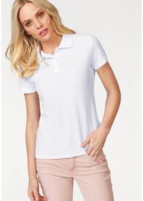 Damen Poloshirt "Lady-Fit Premium Polo", weiß, Basic, Gr. XS, Fruit of the Loom, unifarben, Piquu00e9, Obermaterial: 100% Baumwolle, Shirts