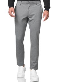 INDICODE Herren Anzughose "Roedekro", grau, modisch, Gr. 32, unifarben, Web, Obermaterial: 65% Polyester, 35% Baumwolle, Hosen, gepflegter Look mit