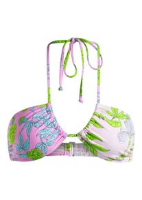Roxy Damen Triangel-Bikini-Top "ROWLEY x Roxy", pink, Gr. L, 85% Nylon, 15% Elasthan, Bikini-Oberteile