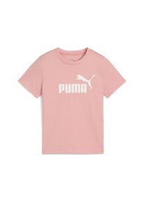 Puma Kinder T-Shirt "ESS No. 1 Logo T-Shirt Jungen", pink, Gr. 116, clean, Obermaterial: 100% Baumwolle; Rippe: 20% Polyester, 80% Baumwolle, Shirts