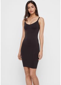 Pieces Damen Unterkleid "PCBALLROOM LONG SINGLET NOOS BC", Gr. L, schwarz, Jersey, Obermaterial: 95% Nylon, 5% Elasthan, unifarben, feminin, Kleider,
